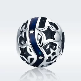 Pandora Style Silver The Shining Star River Charm - SCC640 Pandora Style Silver The Shining Star River Charm - SCC640