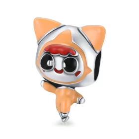 Pandora Style Space Cat Doll Charm - SCC1941 Pandora Style Space Cat Doll Charm - SCC1941