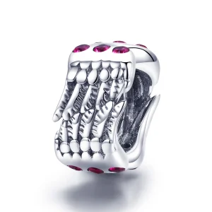 Pandora Style Wing Charm - SCC948 (image for) Pandora Style Wing Charm - SCC948