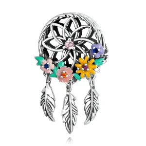 Pandora Style Wreath Dream Catcher Charm - BSC589 (image for) Pandora Style Wreath Dream Catcher Charm - BSC589