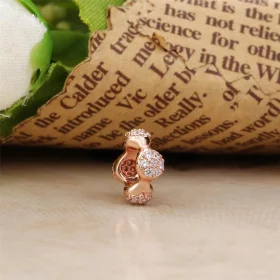 Modern LovePods™ Spacer, PANDORA Rose™ & Clear CZ - 787292CZ Modern LovePods™ Spacer, PANDORA Rose™ & Clear CZ - 787292CZ