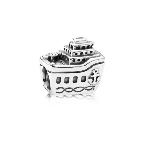 PANDORA All Aboard Cruise Ship Charm - 791043 (image for) PANDORA All Aboard Cruise Ship Charm - 791043