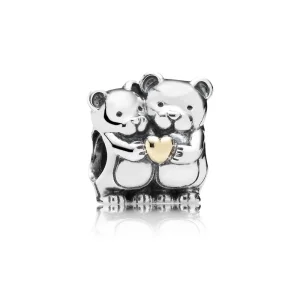 PANDORA Bear Hug Charm - 791395 (image for) PANDORA Bear Hug Charm - 791395