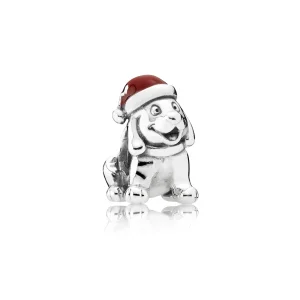 PANDORA Christmas Puppy Charm - 791769EN39 (image for) PANDORA Christmas Puppy Charm - 791769EN39