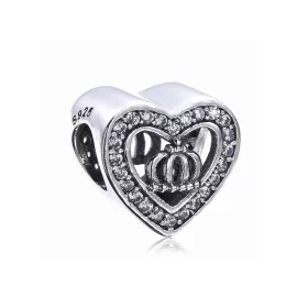 PANDORA Crown Heart Charm - PX00274-1 PANDORA Crown Heart Charm - PX00274-1