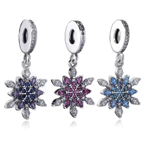 PANDORA Crystallised Snowflake Pendant Charm - 791761nblmx PANDORA Crystallised Snowflake Pendant Charm - 791761nblmx