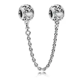 PANDORA Enchanted Heart Safety Chain - 797036 PANDORA Enchanted Heart Safety Chain - 797036