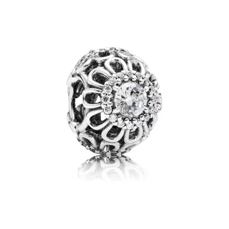 PANDORA Floral Brilliance Openwork Charm - 791260CZ PANDORA Floral Brilliance Openwork Charm - 791260CZ