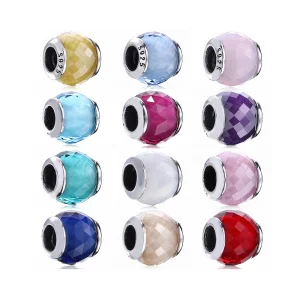 PANDORA FRIENDSHIP Charm, Sky-Blue Crystal - 796075NBS (image for) PANDORA FRIENDSHIP Charm, Sky-Blue Crystal - 796075NBS