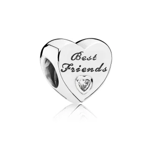 PANDORA Friendship Heart Charm - 791727CZ (image for) PANDORA Friendship Heart Charm - 791727CZ