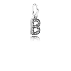 (image for) PANDORA Letter B Dangle Charm - 791314CZ