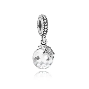 PANDORA Moon and Star Pendant Charm - 791392CZ (image for) PANDORA Moon and Star Pendant Charm - 791392CZ
