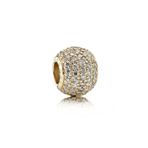 PANDORA Pavé Lights Charm, Clear CZ 14K Gold - 750819CZ (image for) PANDORA Pavé Lights Charm, Clear CZ 14K Gold - 750819CZ