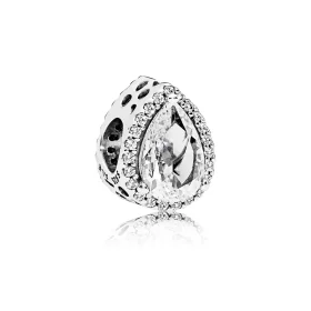 PANDORA Radiant Teardrop Clear CZ Charm - 796245CZ PANDORA Radiant Teardrop Clear CZ Charm - 796245CZ