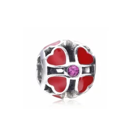 PANDORA Red Clover Charm - PD00110-1 PANDORA Red Clover Charm - PD00110-1