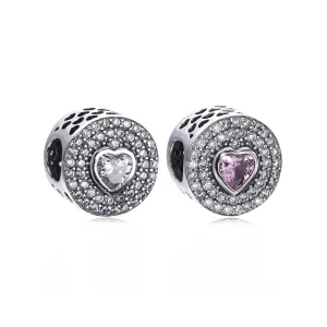 PANDORA Sparkling Heart Charm - PX00190-1 (image for) PANDORA Sparkling Heart Charm - PX00190-1