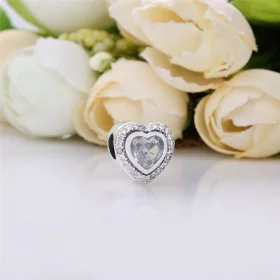 PANDORA Sparkling Love Charm, Clear CZ - 797608CZ PANDORA Sparkling Love Charm, Clear CZ - 797608CZ