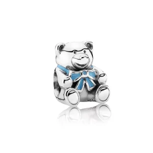 PANDORA Teddy Bear Charm - 791124EN41 (image for) PANDORA Teddy Bear Charm - 791124EN41