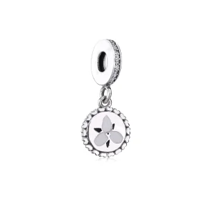 PANDORA Trillium Flower Dangle Charm - ENG792018_10 (image for) PANDORA Trillium Flower Dangle Charm - ENG792018_10