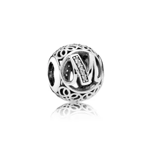 (image for) PANDORA Vintage Letter M Charm - 791857cz