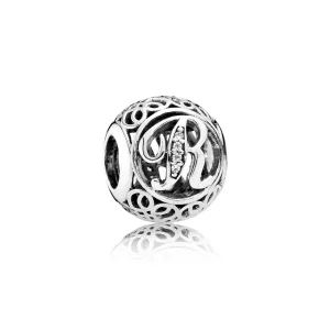 (image for) PANDORA Vintage Letter R Charm - 791862cz