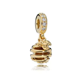 Sweet As Honey Dangle Charm, PANDORA Shine™, Tiger Eye Clear CZ - 767044CZ Sweet As Honey Dangle Charm, PANDORA Shine™, Tiger Eye Clear CZ - 767044CZ