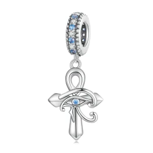(image for) Pandora Style Eye of Horus On The Cross Dangle - SCC2371