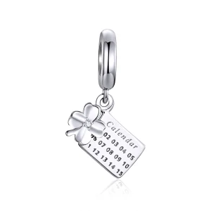 Pandora Style Lucky Calendar Dangle - BSC257 (image for) Pandora Style Lucky Calendar Dangle - BSC257