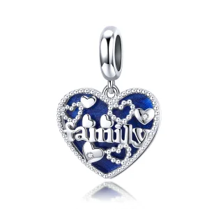 Pandora Style Silver Family Letters Dangle - BSC293 (image for) Pandora Style Silver Family Letters Dangle - BSC293