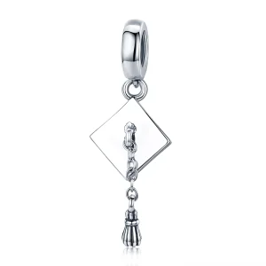 Pandora Style Silver Graduation Trencher Cap Dangle - SCC459 (image for) Pandora Style Silver Graduation Trencher Cap Dangle - SCC459