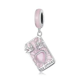 Pandora Style Tarot - Lovers Dangle - SCC2263 Pandora Style Tarot - Lovers Dangle - SCC2263