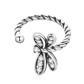 Pandora Style Delicate Dragonfly Ear clip - SCE1295 Pandora Style Delicate Dragonfly Ear clip - SCE1295
