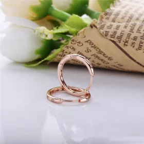 PANDORA Rose™ Clear CZ Droplets Hoop Earrings - 286244CZ PANDORA Rose™ Clear CZ Droplets Hoop Earrings - 286244CZ