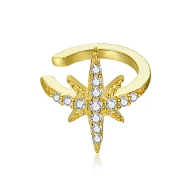 Pandora Style 18ct Gold Plated Polaris Ear clip - SCE999-B Pandora Style 18ct Gold Plated Polaris Ear clip - SCE999-B