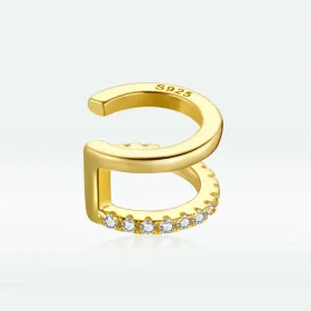 Pandora Style 18ct Gold Plated Simple Ear clip - SCE994-B Pandora Style 18ct Gold Plated Simple Ear clip - SCE994-B