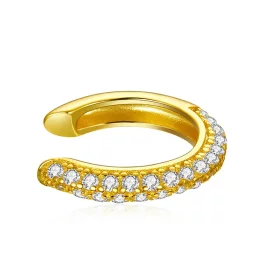 Pandora Style 18ct Gold Plated Simple Ear clip - SCE996-B Pandora Style 18ct Gold Plated Simple Ear clip - SCE996-B