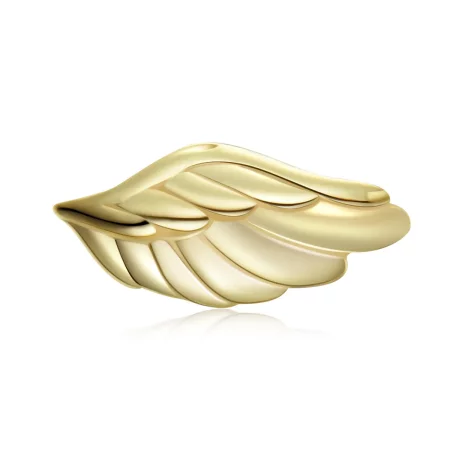 Pandora Style 18ct Gold Plated Wing Stud Earrings - SCE1092 Pandora Style 18ct Gold Plated Wing Stud Earrings - SCE1092