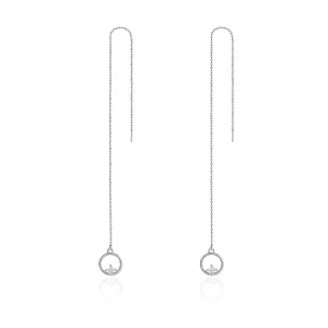 Pandora Style Silver Always Affectionate Hanging Earrings - SCE080 (image for) Pandora Style Silver Always Affectionate Hanging Earrings - SCE080