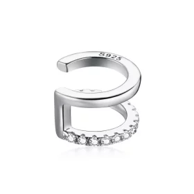 Pandora Style Silver Simple Ear clip - SCE994-A Pandora Style Silver Simple Ear clip - SCE994-A