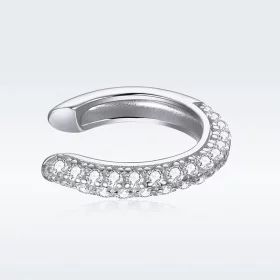 Pandora Style Silver Simple Ear clip - SCE996-A Pandora Style Silver Simple Ear clip - SCE996-A