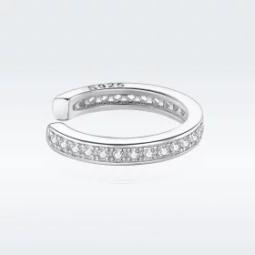 Pandora Style Silver Simple Ear clip - SCE998-A Pandora Style Silver Simple Ear clip - SCE998-A