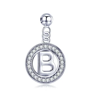 Pandora Style Me Wish Letter-B Dangle - BSP001-B (image for) Pandora Style Me Wish Letter-B Dangle - BSP001-B