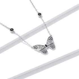 Pandora Style Retro Butterfly Necklace - BSN235 Pandora Style Retro Butterfly Necklace - BSN235