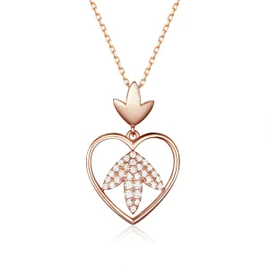 Pandora Style Silver Autumn Love Necklace - SCN313 (image for) Pandora Style Silver Autumn Love Necklace - SCN313