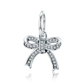Pandora Style Silver Bow Pendant - SCC775 Pandora Style Silver Bow Pendant - SCC775