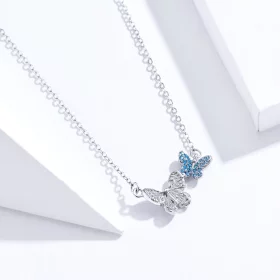 Pandora Style Silver Butterfly Necklace - SCN384 Pandora Style Silver Butterfly Necklace - SCN384