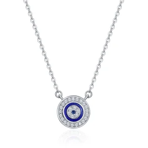 (image for) Pandora Style Silver Devil's Eye Necklace - SCN165