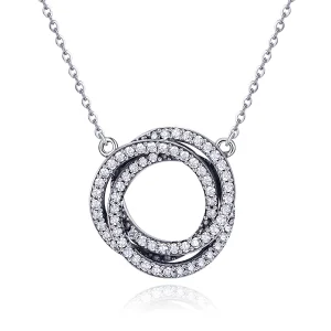 Pandora Style Silver Minimalism Necklace - SCN259 (image for) Pandora Style Silver Minimalism Necklace - SCN259