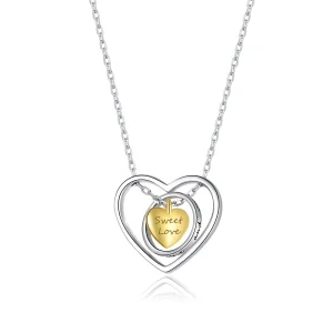Pandora Style Surrounded by Heart Necklace - BSN207 (image for) Pandora Style Surrounded by Heart Necklace - BSN207