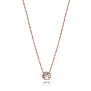 Classic Elegance Pendant Necklace, PANDORA Rose™ Clear CZ - 386240CZ (image for) Classic Elegance Pendant Necklace, PANDORA Rose™ Clear CZ - 386240CZ